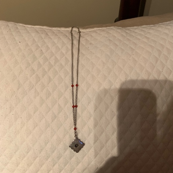 Turquoise silver necklace - Picture 4 of 4